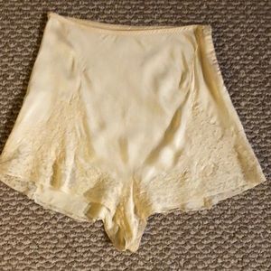 Vintage ivory “miss swank” tap pants, lingerie